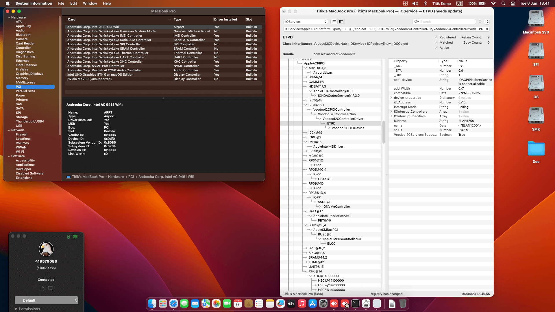 Asus VivoBook A409FJ EK551T [WhiskeyLake   Intel UHD 620 + I2C]   OpenCore 1